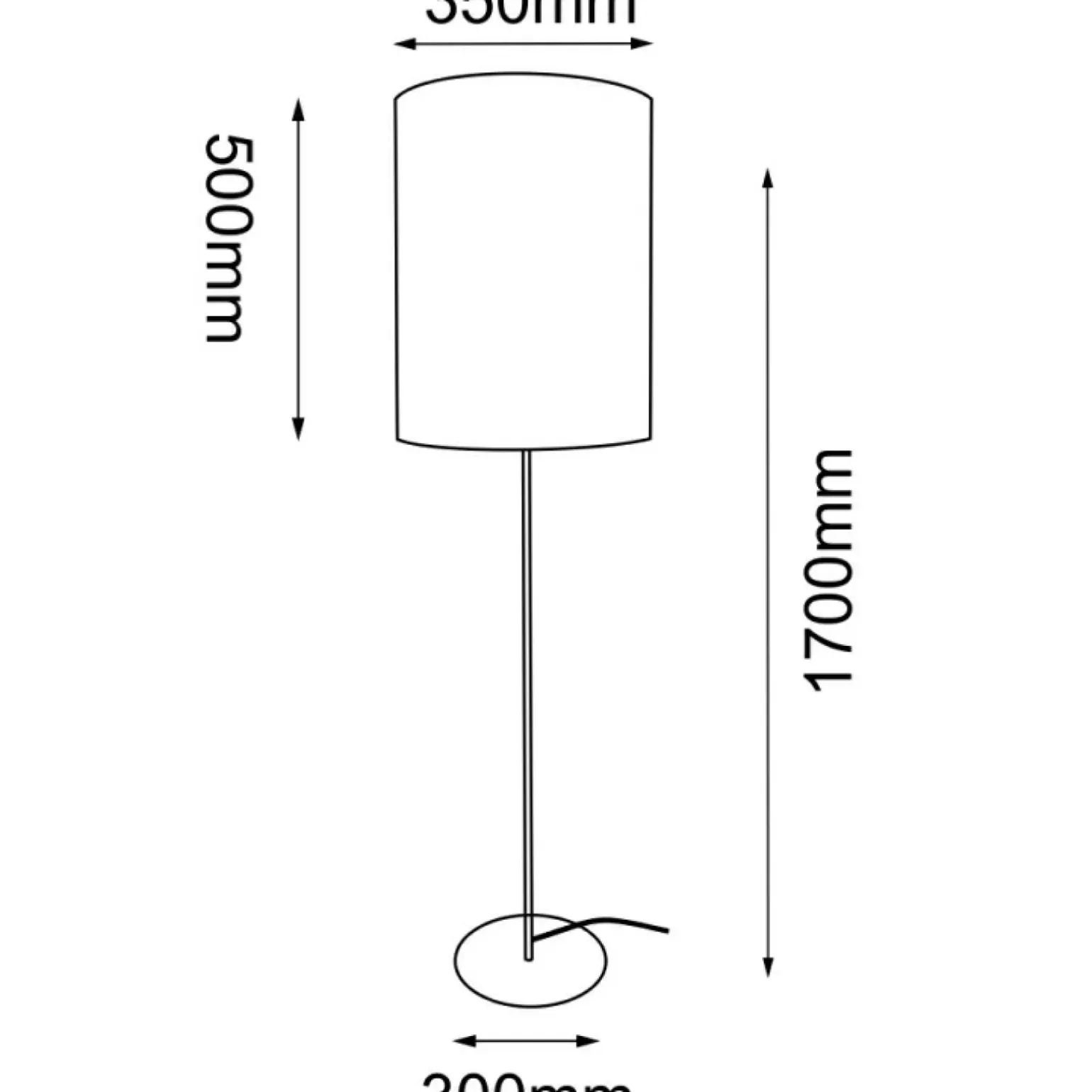 Sklep Kaja Abażurowa, jutowa lampa podłogowa do sypialni ANT 2025 LAMEGO | Kaja