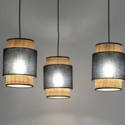 Cheap Abażurowa lampa do dowolnego rozmieszenia TK 5659 serii BOHO NEW BLACK Żyrandole Nowoczesne