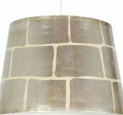 Sklep Kaja Abażurowa lampa srebrna cegła 31-32331 AMERICANO | Kaja Oświetlenie