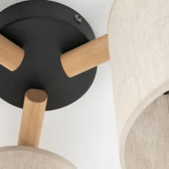 Outlet Abażurowa lampa sufitowa do sypialni TK 6865 DEVA | Kaja Oświetlenie Żyrandole Nowoczesne