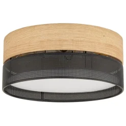 Sklep Kaja Abażurowa lampa sufitowa z motywem drewna TK 4800 z serii NICOL | Kaja