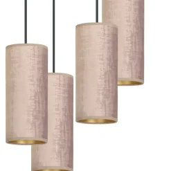 Sale Abażurowa lampa wisząca do salonu 1061/4PREM BENTE PREMIUM | Kaja Żyrandole Nowoczesne