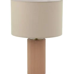 Sklep Kaja Abażurowa lampka stołowa do salonu LP-787/1T BEŻOWA TOKIO | Kaja