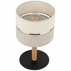 Sklep Kaja Abażurowa lampka stołowa w stylu naturalnym TK 5596 z serii ECO | Kaja