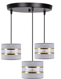 Sklep Kaja Abażurowa, potrójna lampa wisząca 33-37664 PANDY | Kaja Oświetlenie