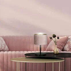 Sklep Kaja Abażurowa, stylowa lampka na szafkę nocną 1053/LN1 HILDE | Kaja