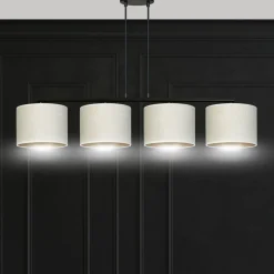 Sklep Kaja Abażurowe oświetlenie nad stół w salonie 1052/4 HILDE | Kaja