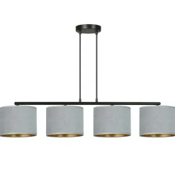 Clearance Abażurowy żyrandol idealny nad stół w salonie 1050/4 HILDE | Kaja Żyrandole Nowoczesne