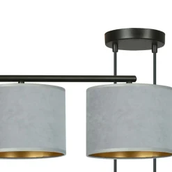 Clearance Abażurowy żyrandol idealny nad stół w salonie 1050/4 HILDE | Kaja Żyrandole Nowoczesne