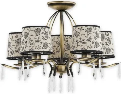 Sklep Kaja Agila żyrandol 5 pł. / patyna LEMIR