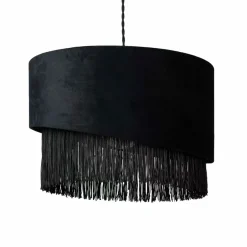 Best Sale Aksamitna lampa wisząca z frędzlami ABR-LWAF-E27 FONTE | Kaja Żyrandole Nowoczesne