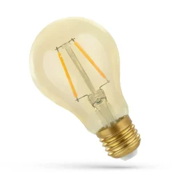 Sklep Kaja Żarówka Retro, z żółtym szkłem, o mocy 5W, ciepła barwa, 14459 | Kaja