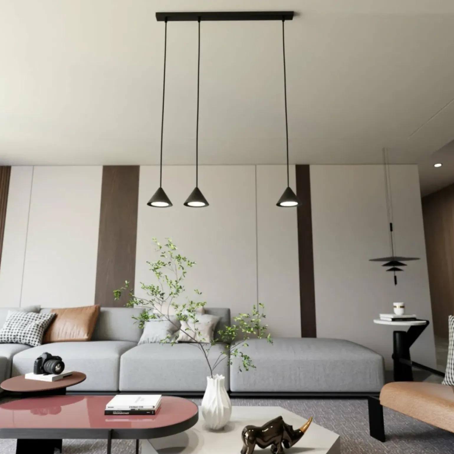 Best Asymetryczna lampa sufitowa ze zwisami 1330/3 ELIT | Kaja Oświetlenie Żyrandole Nowoczesne