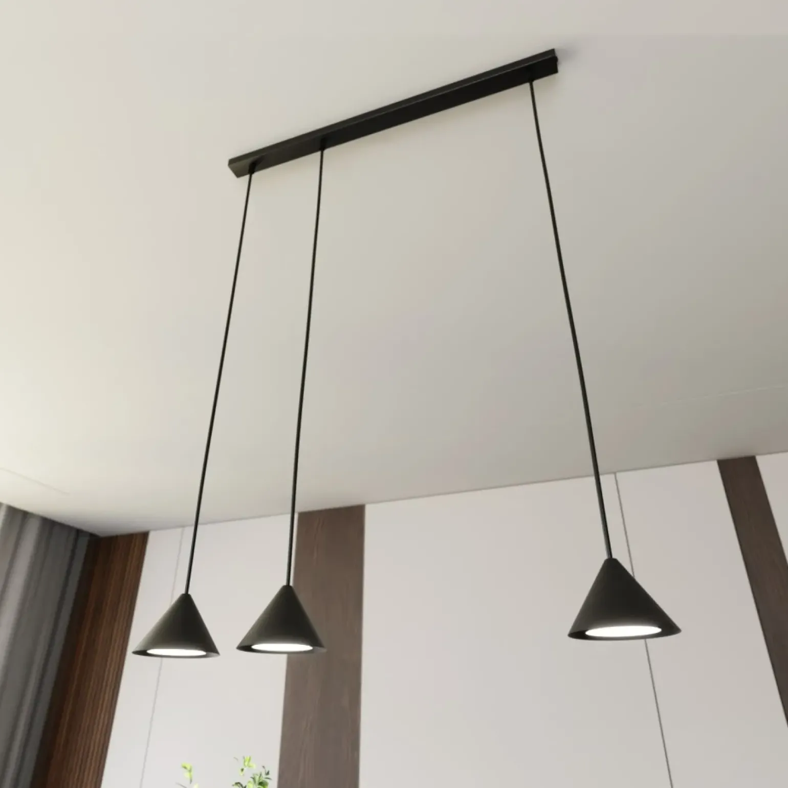 Best Asymetryczna lampa sufitowa ze zwisami 1330/3 ELIT | Kaja Oświetlenie Żyrandole Nowoczesne