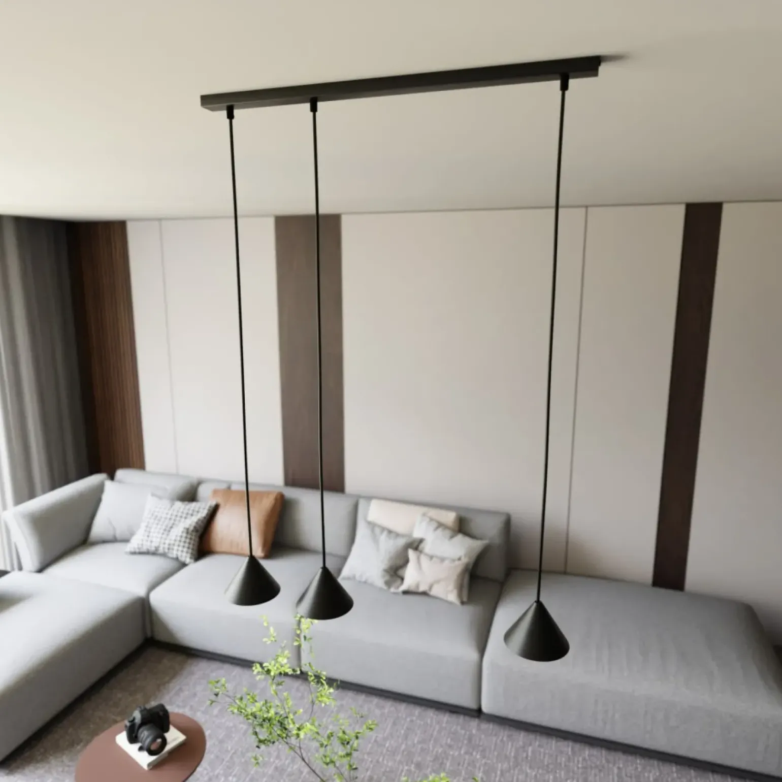 Best Asymetryczna lampa sufitowa ze zwisami 1330/3 ELIT | Kaja Oświetlenie Żyrandole Nowoczesne