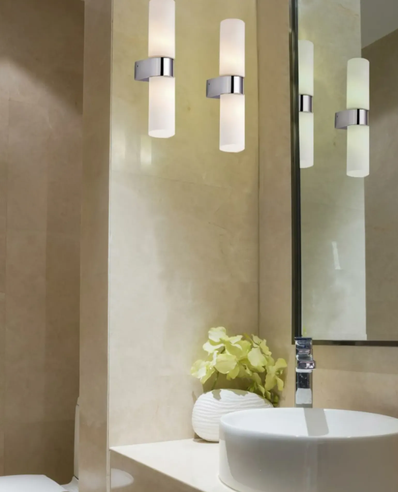 Sklep Kaja Łazienkowa lampa ścienna, dwustronny kinkiet AZ1603 GAIA | Kaja