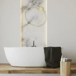 Sklep Kaja Łazienkowa lampa LED na sufit i ścianę ⌀80cm ML8861 SATURNO | Kaja