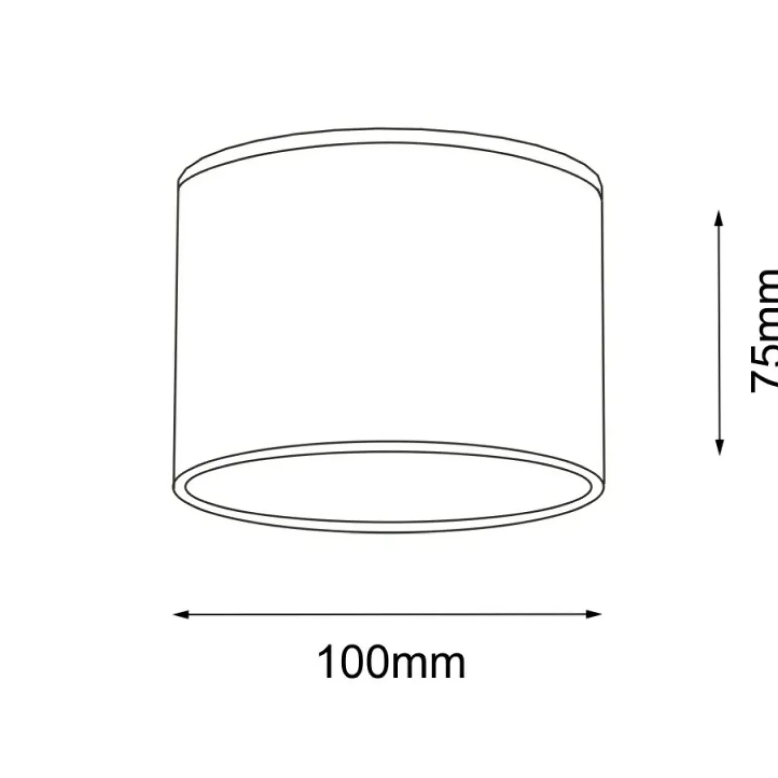 Sklep Kaja Łazienkowa lampa natynkowa, niska tuba ANT 7720 SUWA | Kaja