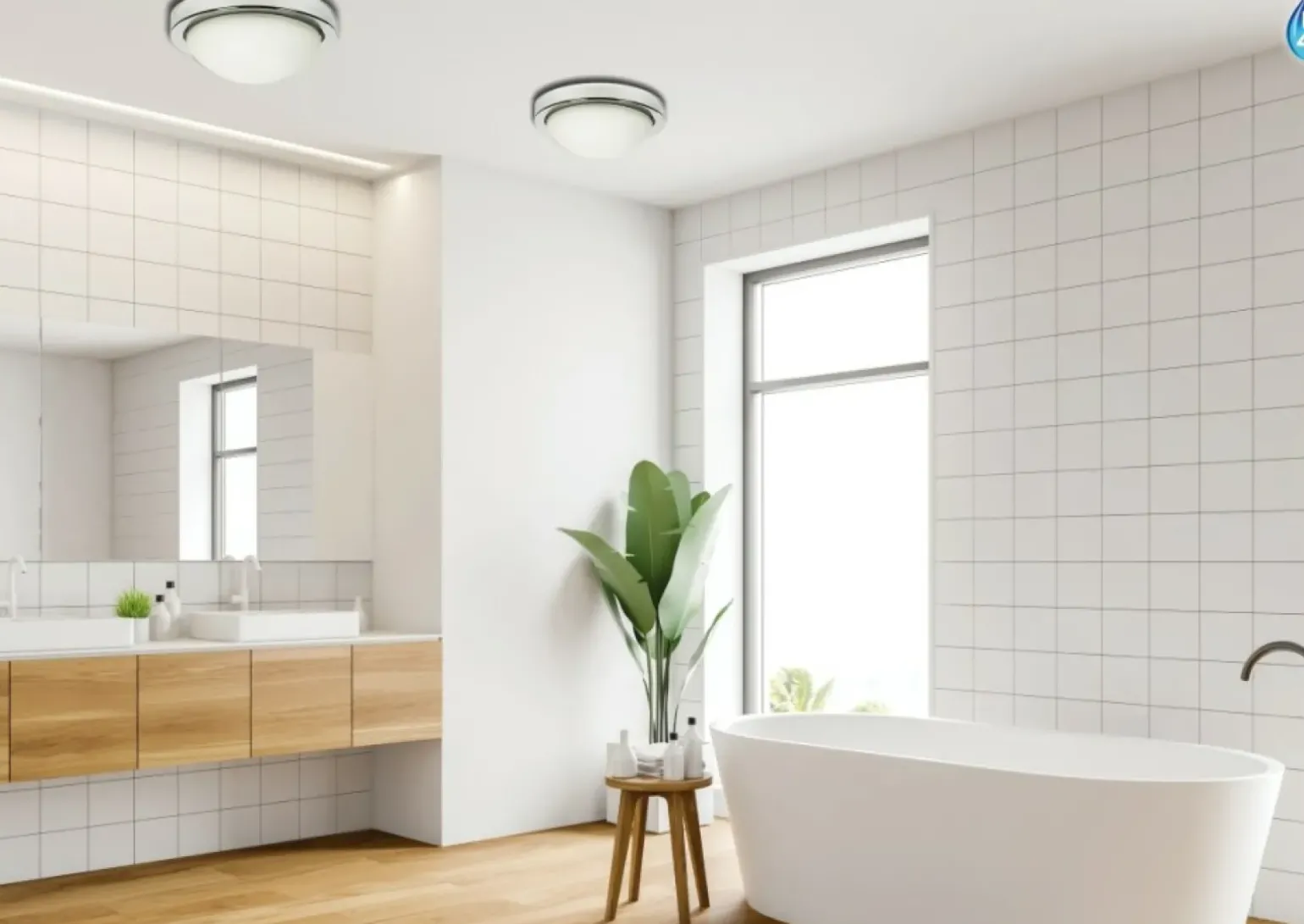 Sklep Kaja Łazienkowa lampa sufitowa plafon ⌀28cm 11-96916 RODA | Kaja