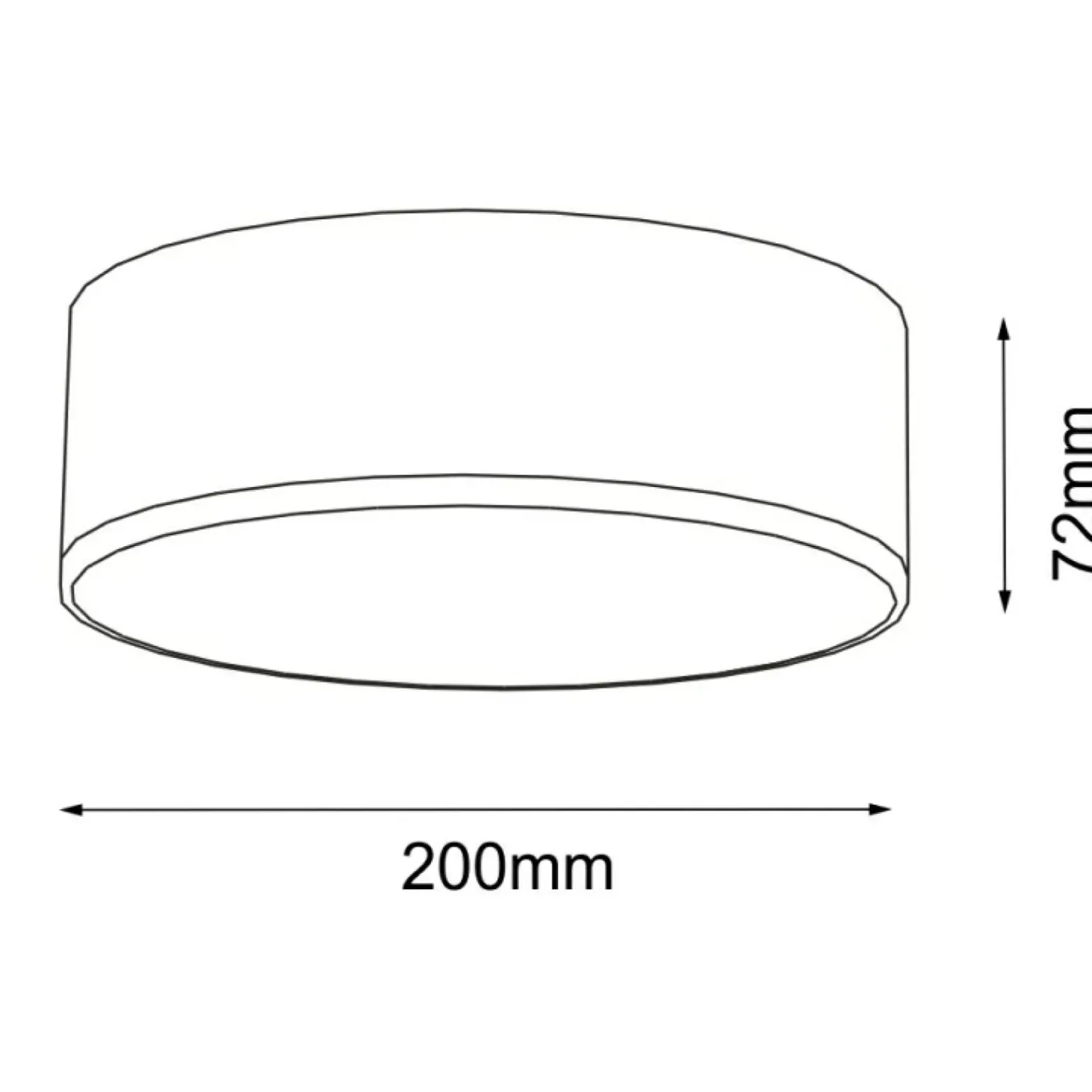 Sklep Kaja Łazienkowa lampa sufitowa ⌀20cm 4000K IP44 ANT 8587 ZAMA | Kaja
