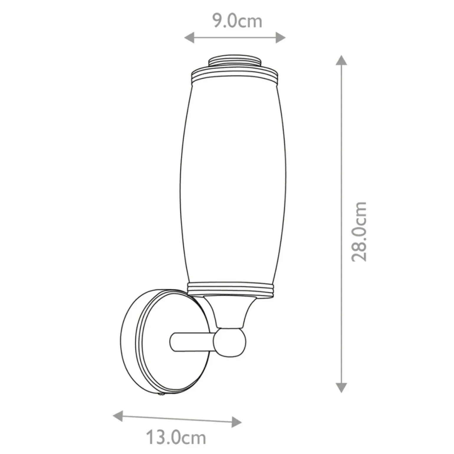 Sklep Kaja Łazienkowy kinkiet ścienny, na G9 BATH-ELIOT1-PC z serii ELIOT
