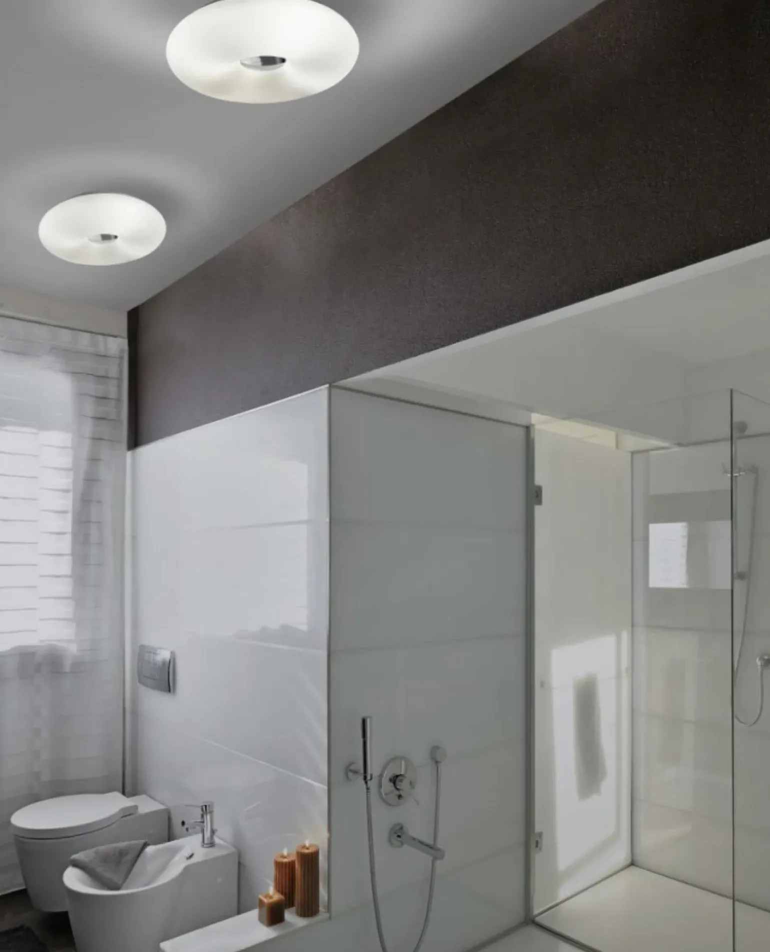 Sklep Kaja Łazienkowy plafon na 2 żarówki E27 ⌀33cm AZ1598 OPTIMUS | Kaja