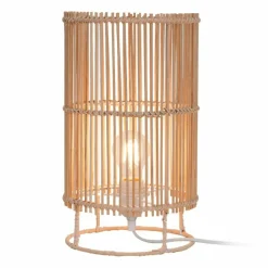 Sklep Kaja Bambusowa lampka stołowa w stylu eco P18224-1T-D20 z serii EDIN | Kaja