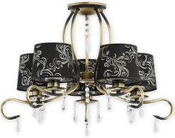 Sklep Kaja Barsa żyrandol 5 pł. / patyna LEMIR