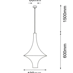 Cheap Beżowa lampa wisząca do sypialni boho ANT 5118 ALDA | Kaja Oświetlenie Żyrandole Nowoczesne