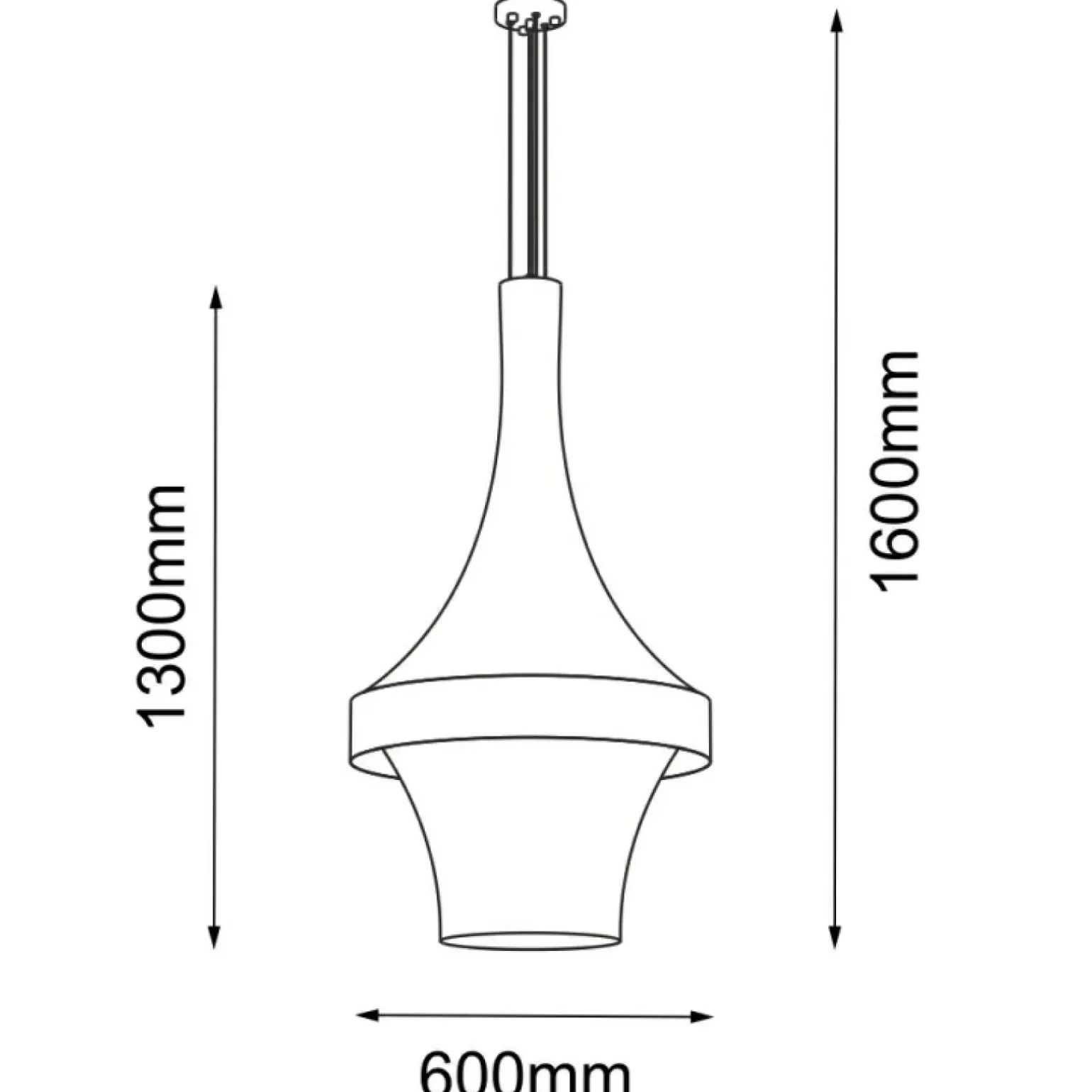 Clearance Beżowa lampa wisząca w stylu eco, z ledem ANT 5035 DOTA | Kaja Żyrandole Nowoczesne