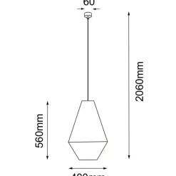 Best Beżowa lampa wisząca z plecionym abażurem ANT 5127 HAGATA | Kaja Żyrandole Nowoczesne