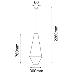 Sklep Kaja Beżowa, naturalna lampa wisząca do sypialni ANT 5129 HAGATA | Kaja