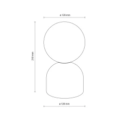 Sklep Kaja Beżowa, nowoczesna lampka nocna TK 16038 MIKI BEIGE | Kaja Oświetlenie