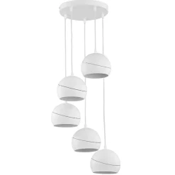 Clearance Biała kaskada dekoracyjnych kloszy, lampa do salonu TK 2075 - YODA Żyrandole Nowoczesne