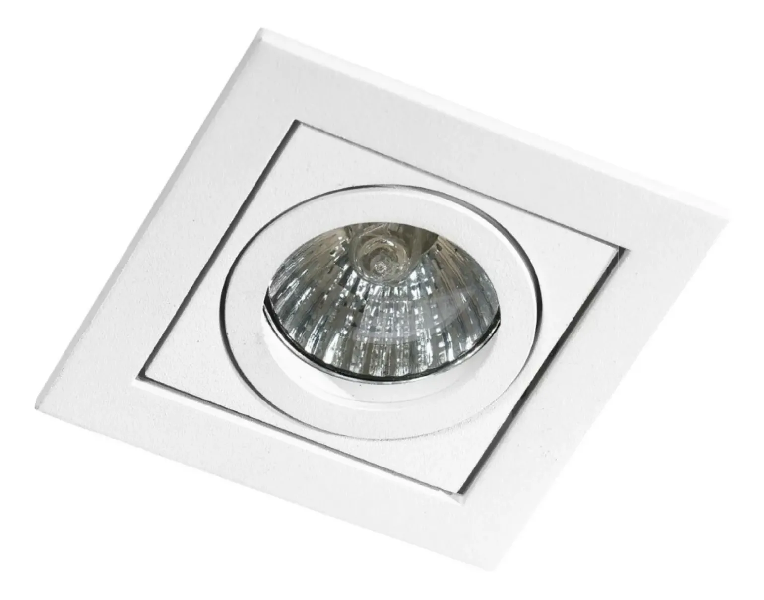 Sklep Kaja Biała, kwadratowa oprawa podtynkowa GU10/MR16 AZ0796 PACO | Kaja