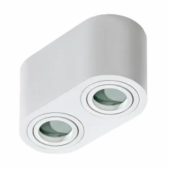 Sklep Kaja Biała lampa natynkowa, downlight 2xGU10 IP44 AZ2816 BRANT | Kaja
