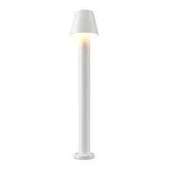Sklep Kaja Biała lampa ogrodowa stojąca LED 80cm O421FL-L5W z serii HARZ | Kaja