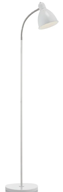 Sklep Kaja Biała lampa podłogowa idealna dla czytelników 104841 | Kaja
