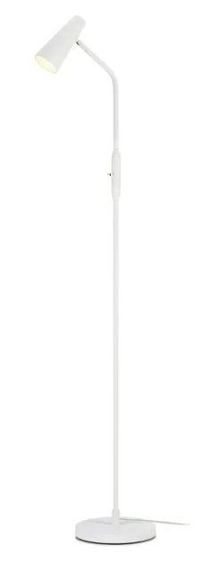 Sklep Kaja Biała lampa podłogowa z regulowanym kloszem 108205 | Kaja Oświetlenie