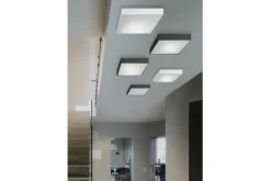 Best Sale Biała lampa sufitowa LED ze ściemniaczem AZ3260 MONZA | Kaja Żyrandole Nowoczesne