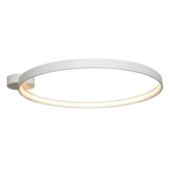 Clearance Biała lampa sufitowa, obręcz LED, do salonu LA0771 z serii CIRCLE Żyrandole Nowoczesne