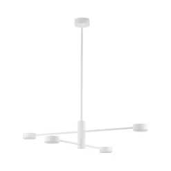 Clearance Biała lampa sufitowa z 4 punktami świetlnymi 7941 | Kaja Oświetlenie Żyrandole Nowoczesne