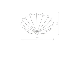 Clearance Biała lampa sufitowa z dwoma punktami świetlnymi 9673 | Kaja Żyrandole Nowoczesne