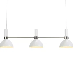 Store Biała lampa sufitowa z kloszami do jadalni 107500 | Kaja Oświetlenie Żyrandole Nowoczesne