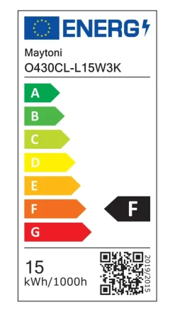Sklep Kaja Biała lampa sufitowa zewnętrzna LED O430CL-L15W3K z serii ZON IP