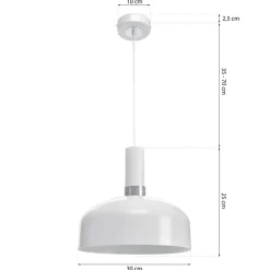 Hot Biała lampa wisząca do kuchni oraz jadalni MLP6202 z serii MALMO | Kaja Oświetle Żyrandole Nowoczesne