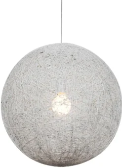 Sklep Kaja Biała lampa wisząca do sypialni 31-26944 CARUBA | Kaja Oświetlenie