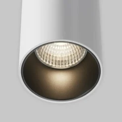 Cheap Biała lampa wisząca, tuba, wbudowany LED P089PL-15W3K-W z serii EFIR Żyrandole Nowoczesne