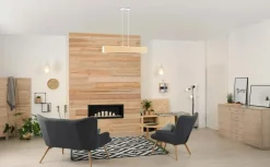 Clearance Biała lampa wisząca w stylu skandynawskim 611/3 | Kaja Oświetlenie Żyrandole Nowoczesne