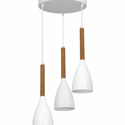 Shop Biała lampa wisząca w stylu skandynawskim LX 3174 z serii MUZA NEW Żyrandole Nowoczesne